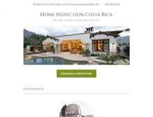 Tablet Screenshot of homeinspectioncr.com